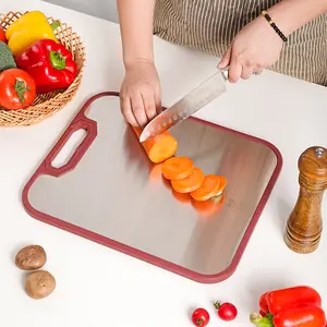 Cutting Boards for Kitchen – Non Stick, Food-Grade, Hygiene & Durability Chopping Mat, Double Sided Chopping Board, Dishwasher Safe