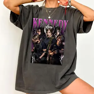 [ Sale Up To 40%]Comfort Colors® Leon Kennedy Shirt, Resident Evil Requiem Shirt, RE9 Requiem Shirt Fan, Unisex Shirt, Gift For Man And Woman