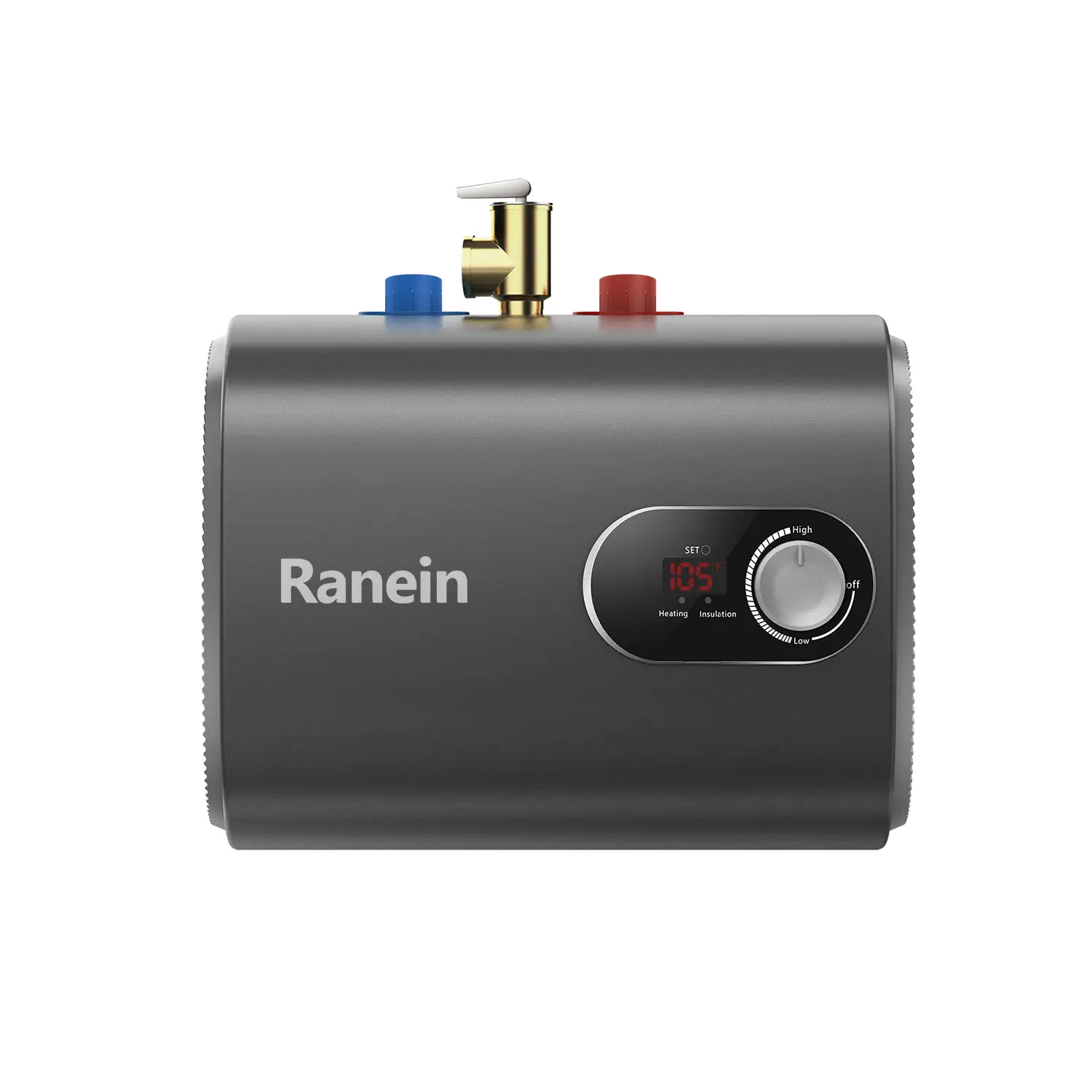 Ranein Electric Mini Tank Water Heater, 2.5 Gallon Point of Use Instant Hot Water Heater 120V 1440W