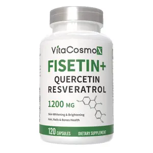 VitaCosmoX Fisetin + Quercetin + Resveratrol – 120 Capsules