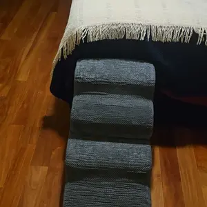 Made4Pets Dog Stairs and Ramp for Bed 3-5 Step Non-Slip for Small Dogs Up to 35lbs Design for Dogs and Cats Indoorfun Home Safe Climbing Boost Physical Activity