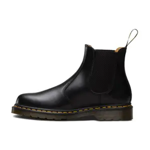 2976 Dr.Martens Yellow Stitch Smooth Leather Chelsea Boot 'Black'