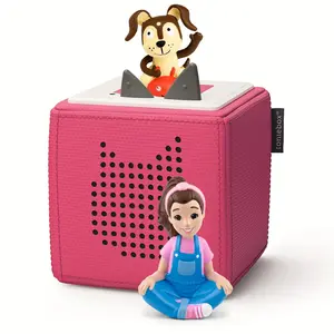 Pink Toniebox Ms. Rachel Starter Set - Includes Ms. Rachel and Playtime Puppy | Charger Included