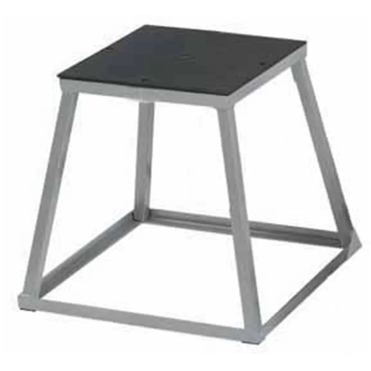 CHAMPION 24 in. Tapered Plyobox, Jump Box with Rubber Surface for Plyometric Exercises that Improves Leg Power