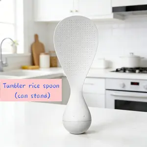 Self-Standing Rice Spoon, Non-Stick Rice Spoon, Home Use Food Scoop, Trendy Kitchen Essential, Creative Gift for Cooking Enthusiasts