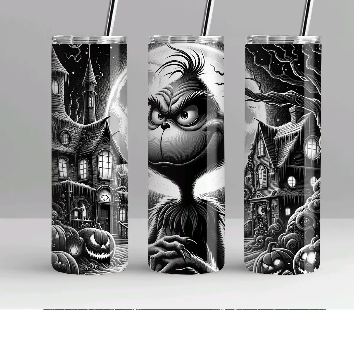 Grinchy Halloween 20oz Tumbler
