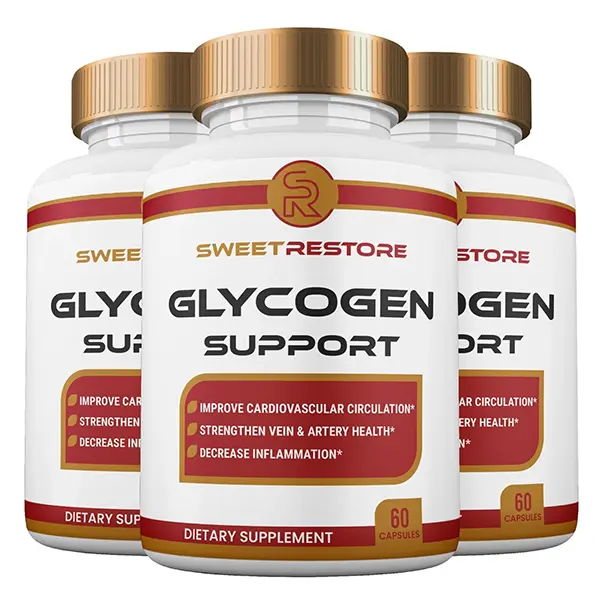 1-3 Pack Sweet Restore Glycogen Support Capsules, Advanced Blood Sugar & Metabolic Health Support Supplement, Max Strength Formula, Daily Wellness