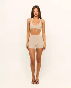 Form Halter Crop | Fawn