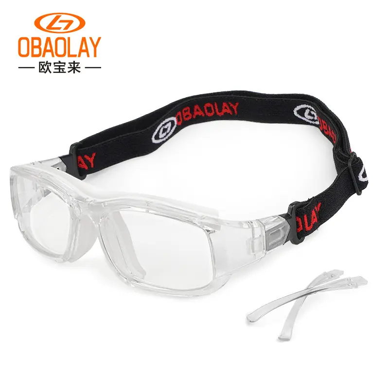 Transparent frame - white nose pad