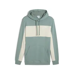 PUMA Mens Essentials Block Hoodie Casual Outerwear Casual - Green