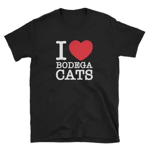I Love Bodega Cats Tee (Black)