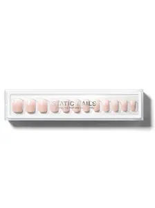 Static Nails Reusable Pop-On Manicures - Mademoiselle Square - The Better, Long-Lasting Alternative to Salon Gels, Dips, Acrylics, and Press-On Nails