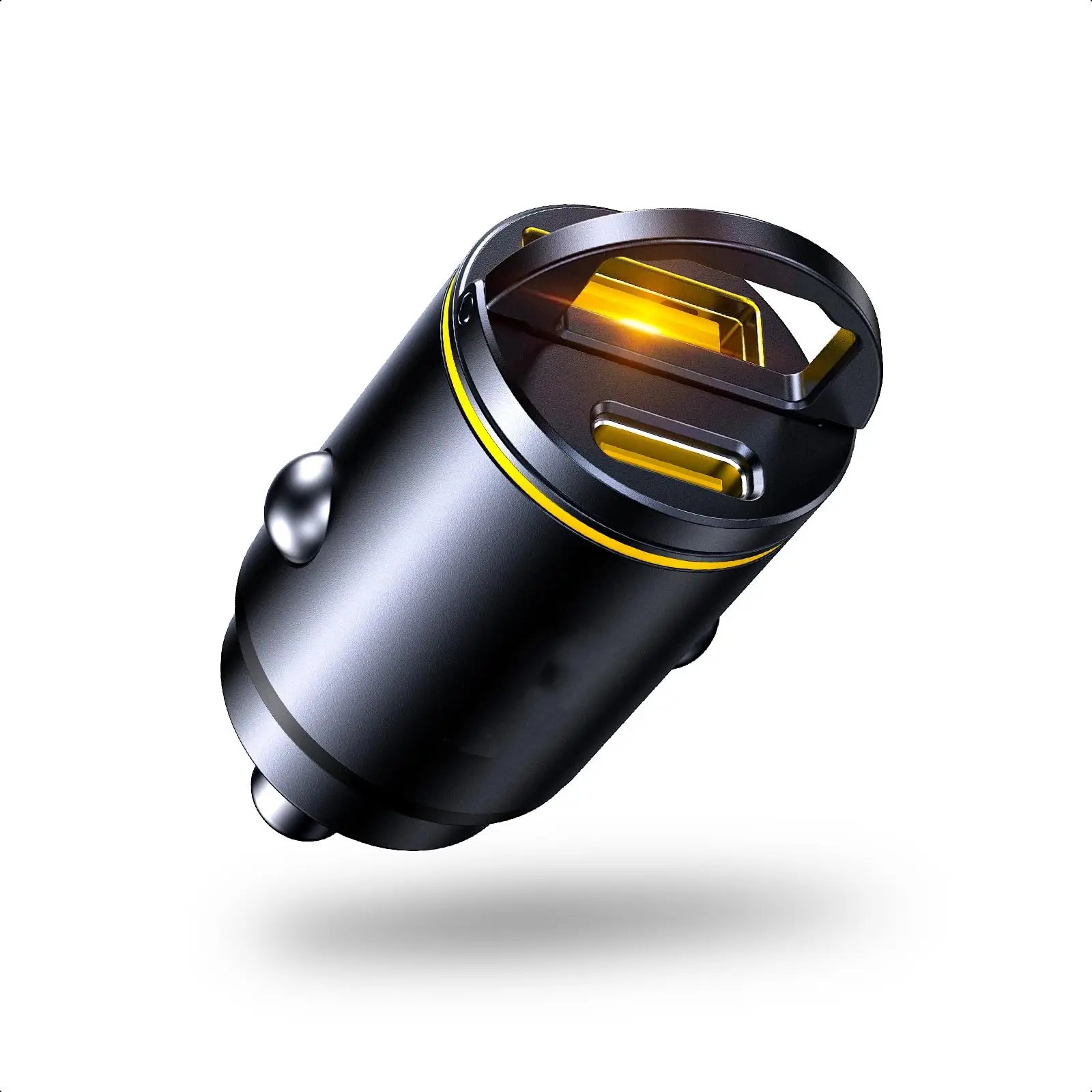 Naionery USB C Car Charger, PD 45W&QC 30W 2 Port Type-C Fast Charging Car Charger Lighter for SUV, Truck, Homecar, for MacBook, iPhone, Andriod