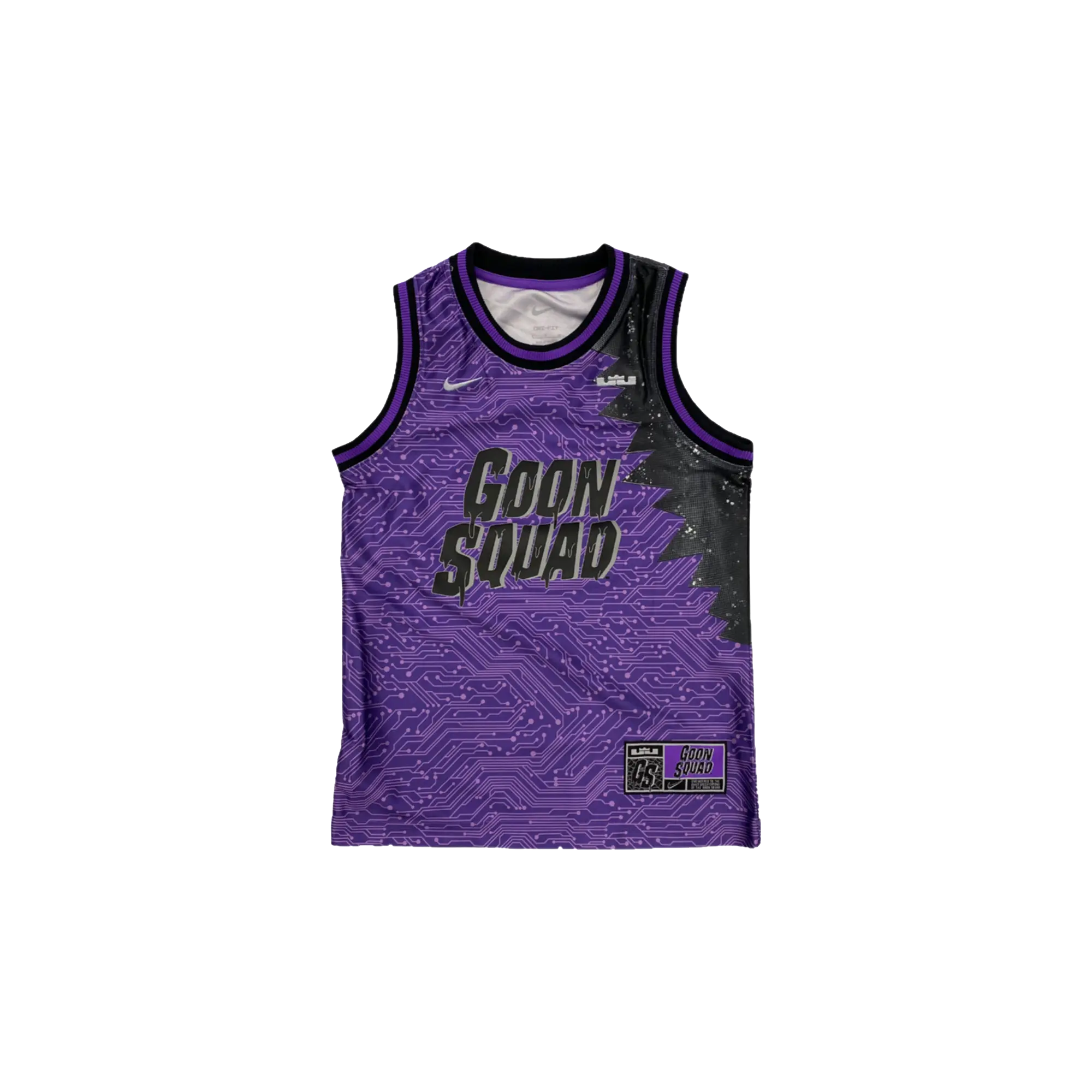 Space Jam Goon Squad Jersey GS "Hyper Grape / Wolf Grey" DM2974 560