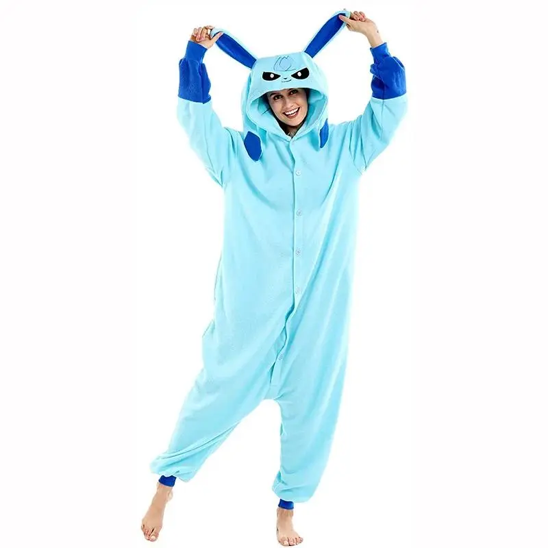 St. Patrick's Costume Women Pajamas Onesie Easter Kigurumi For Adults Bunny Cosplay Yoshi Full Body Pijamas One-Piece Sleepwear