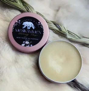 Mesikämmen "Honey Paw" Bear Tallow Salve with Sweetgrass and Rose | Bear Grease Balm