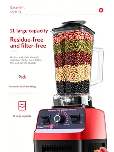 1pc Parent Family All-in-one Nutri Blender, Dual Cup Big Capacity Blender,Multi-purpose Design,for Smoothie Prep,Ice Crushing,Soy Milk,Baby Supplementary Food,Frozen Fruits,Ice Crusher,Food Processor