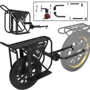 MONORIM Universal GL8 trailer rack storage extension kit carrier basket for Ebike or bike.