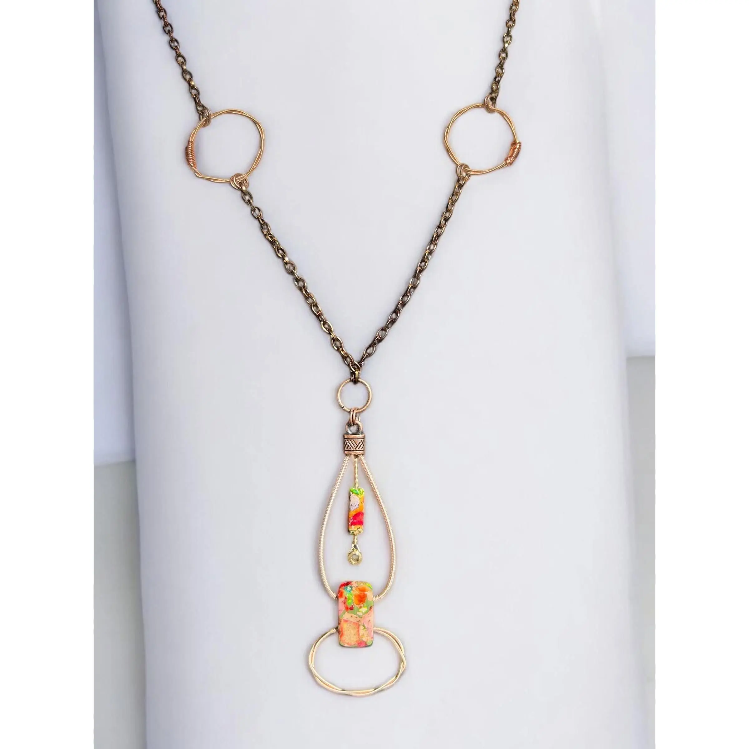 Wonderful Tonight - * Guitar String / Bohemian / Western / Handcrafted / Necklace / Music / Unique / Gift / Jewelry