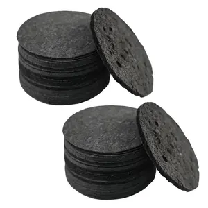 50/100pcs Natural Wood Pulp Face Sponge for Men, Soft Absorbent Facial Cleansing Puff, Exfoliating Skin Care, Bath Shower Face Wash Pad