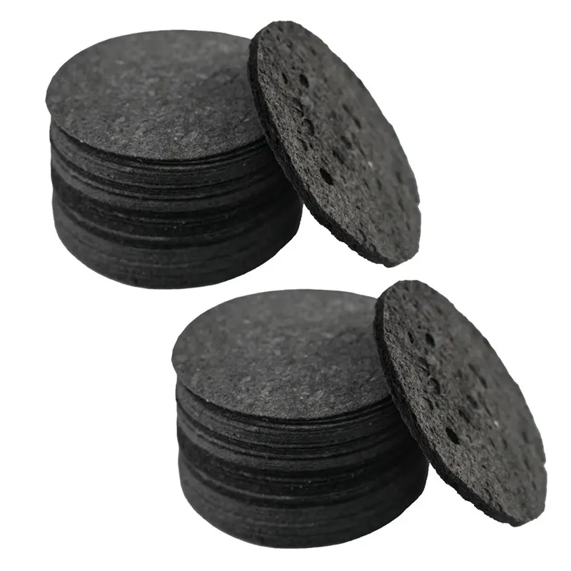 50/100pcs Natural Wood Pulp Face Sponge for Men, Soft Absorbent Facial Cleansing Puff, Exfoliating Skin Care, Bath Shower Face Wash Pad