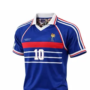 France 1998 #10 Retro Soccer Jersey – World Cup Champions Edition