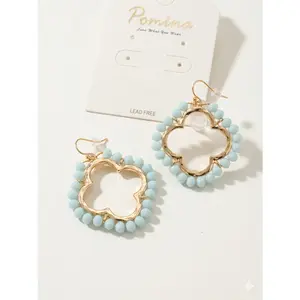 Pomina Beaded Drop Earring