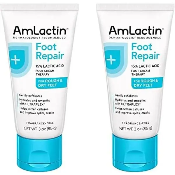 AmLactin Foot Cream Therapy, 3 Ounce (Pack of 2)