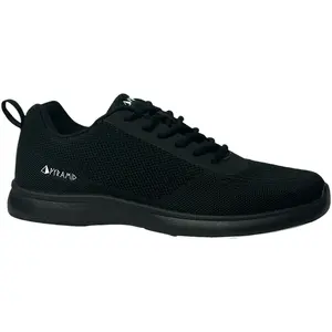 Pyramid Men's Path Lite Seamless Mesh Bowling Shoes (Black)