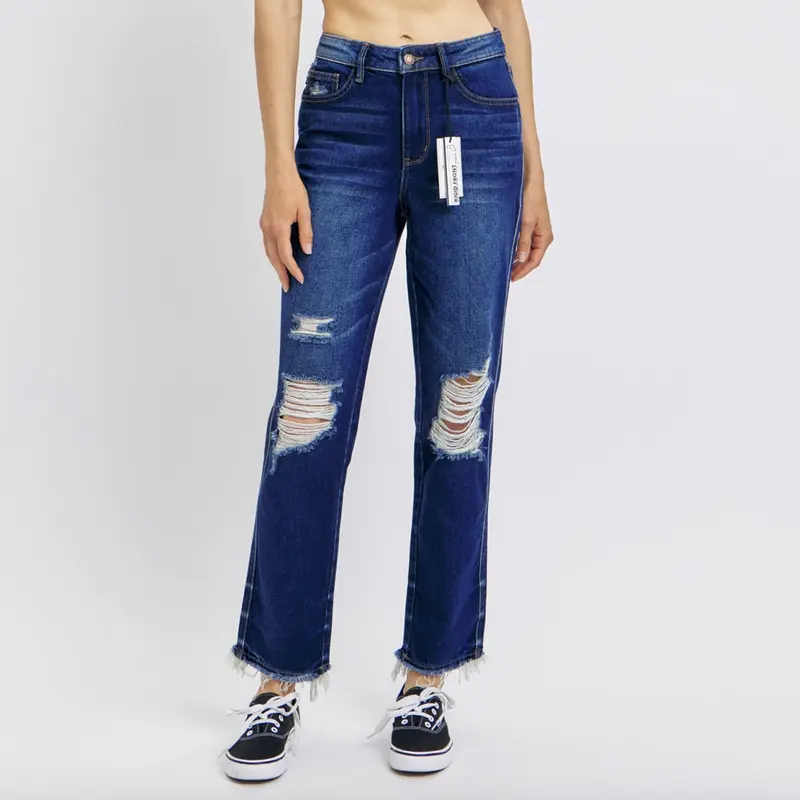 Itzel Judy Blue High Rise Rigid Magic Straight Leg