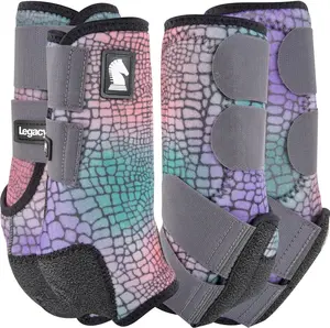 Classic Equine Legacy2 Gator Horse Medicine SMB Sport Boots - 4 Pack Front and Hinds