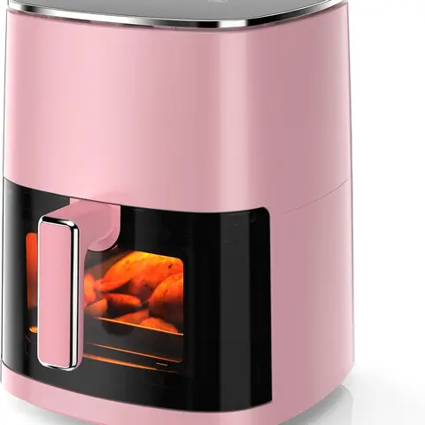 6.34QT Air Fryer, 12-in-1 Multifunction Air Fryer with Viewing Window, Roast, Bake, Reheat, Dehydrate, 400°F