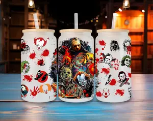 Horror Character 16oz Libby Glass