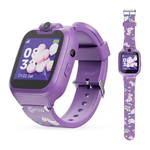 Contixo Kids Smart Watch, Camera, HD Touch Screen, 16 Educational Games, Music, Video & Audio, Ages 3-12, Boys & Girls Smartwatch Toys-Purple