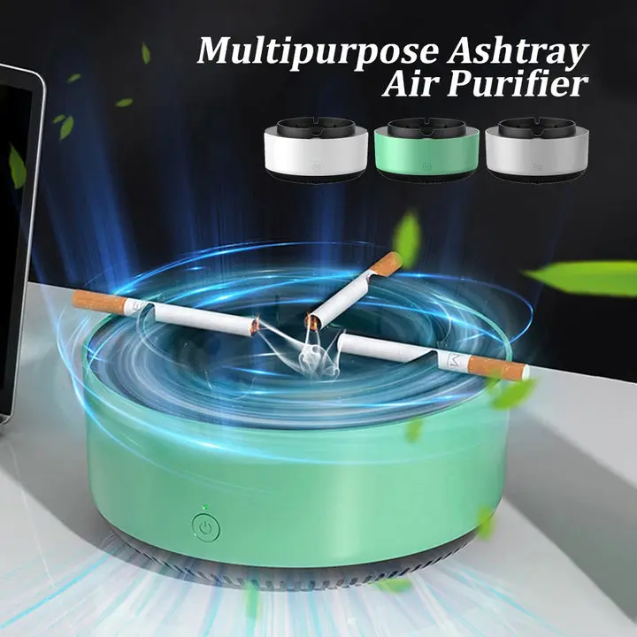 Portable Air Purification Ashtray, Household Air Purifier Appliance