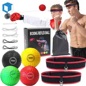 Boxing Reflex Ball Headband Set for Adults & Kids Fight Speed Training Equipment Does not apply