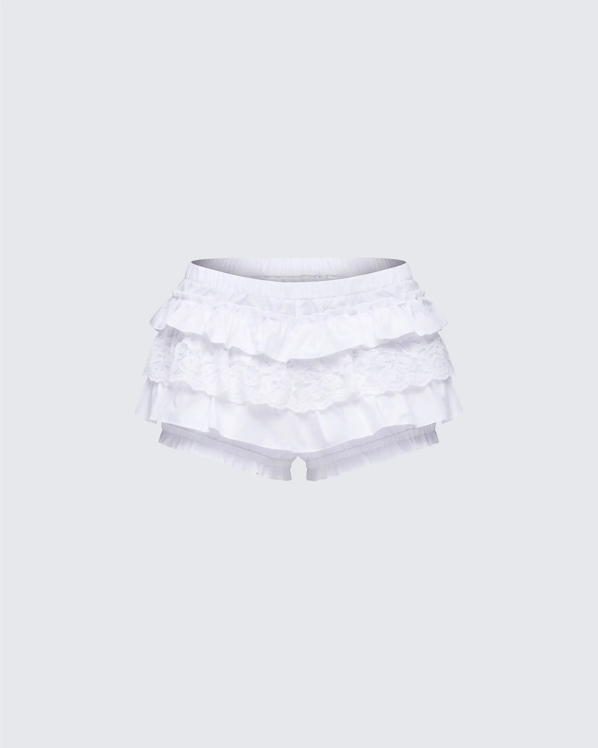 Women's Tiered Ruffle Skort, Low-Rise Mini Bloomer Skirt in 100% Cotton with an Elastic Waistband and Relaxed Fit, Skirts, Tennis, Clothes, Short Skirts