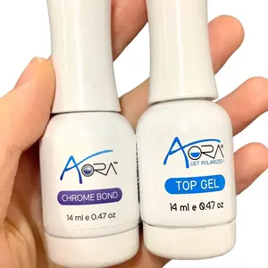 Aora Chrome Bond and Top Gel 14ml nail care nail art nail chrome