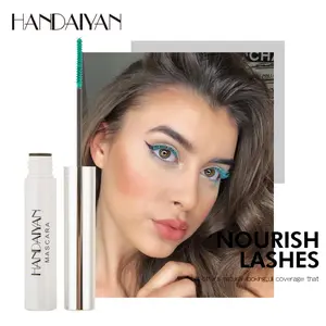 Colorful Mascara Fiber Glossy Eyelash Setting Liquid Dense Curl Waterproof Handaiyan, Long-Lasting Makeup Enhancer