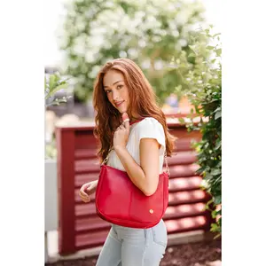 Marissa Saddle Crossbody Bag with Chain Strap and Simple Design