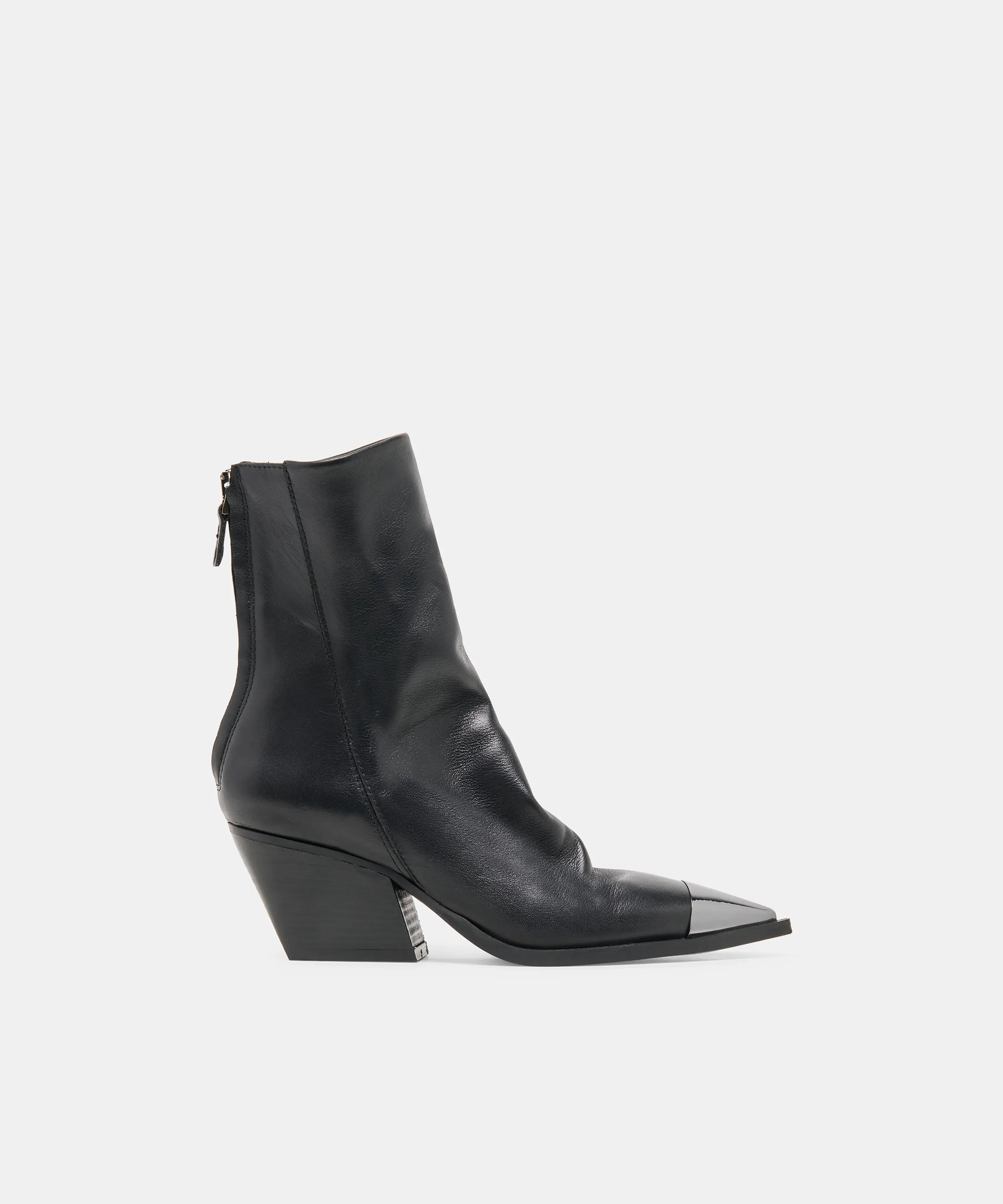 TALLEN BOOTIES BLACK LEATHER TALLEN BOOTIES BLACK LEATHER