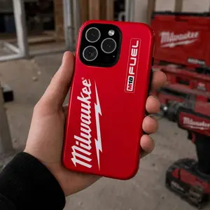 Milwaukee M18 Fuel Tool Phone Case | Red Power Tool Inspired Tough Case for iPhone Samsung Google | Workshop Aesthetic Cover