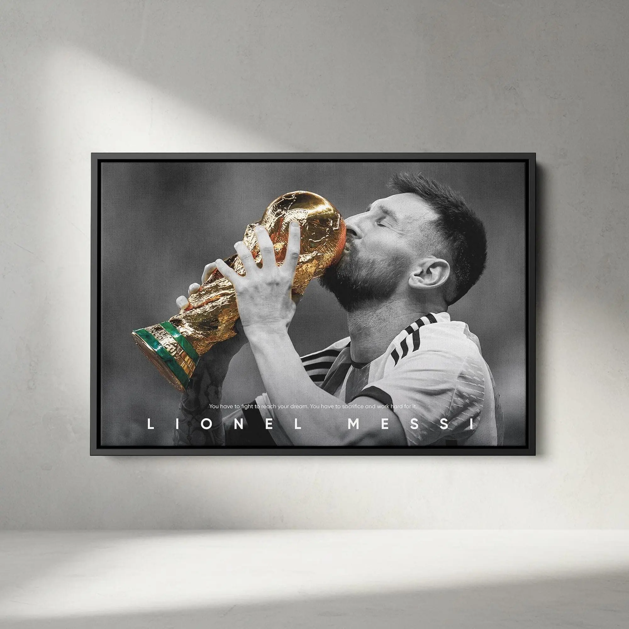 LIONEL MESSI Poster, Argentina Football Legend, Soccer Player Poster, Sport Decor ( Unframed - Print Only )