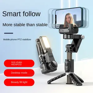Selfie Stick Phone Gimbal Stabilizer For iPhone Android Action Camera Tripod Cellphone Mobile Cell Smartphone Handle Grip Video