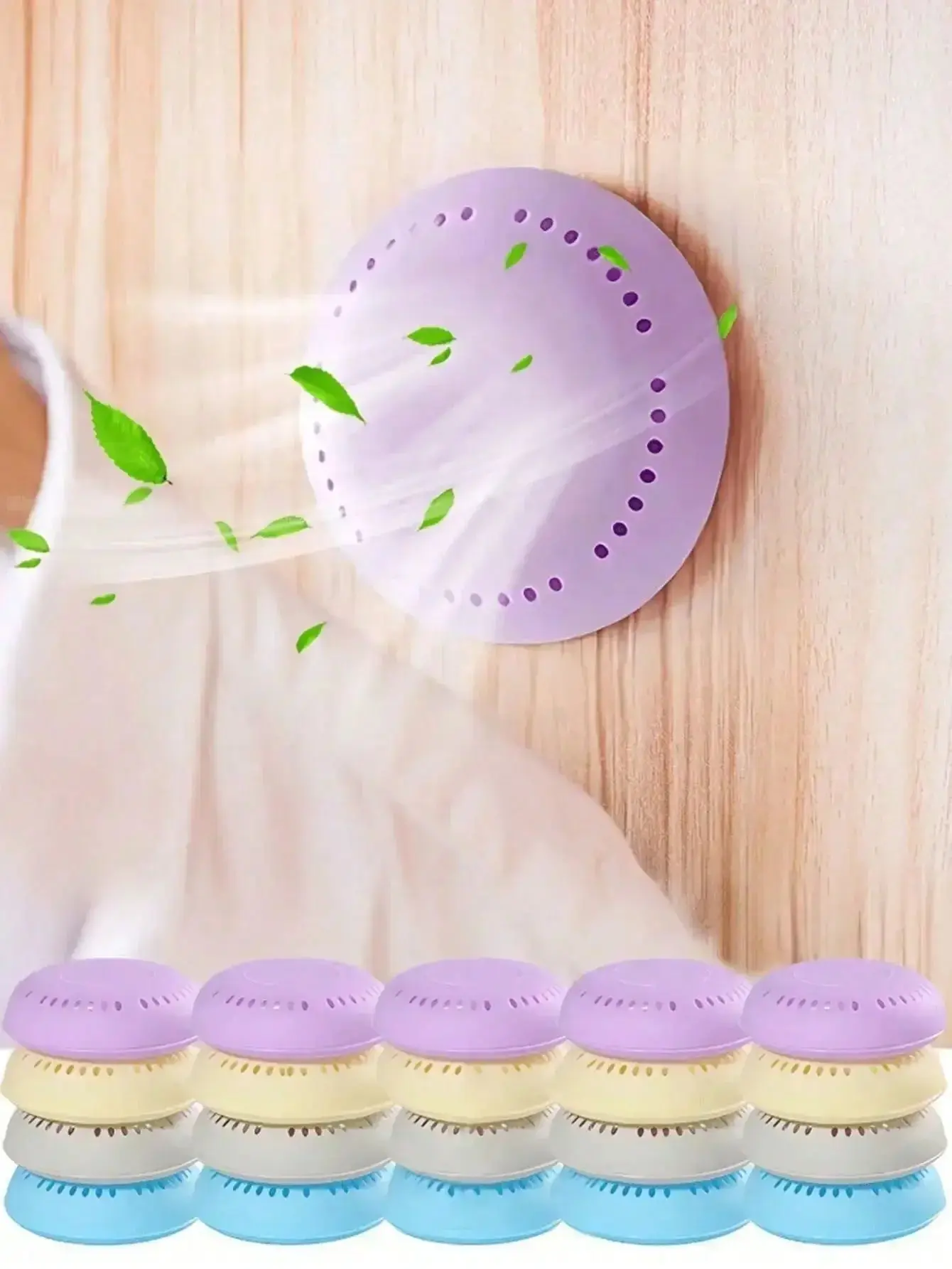 Jasmine Scented Air Freshener Sheets – 10-Pack with Holders