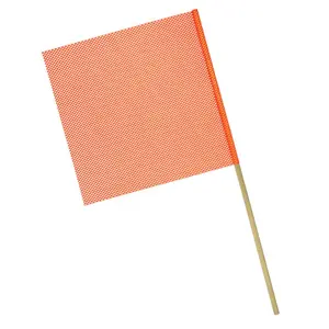 Safety Flag with Wooden Dowel