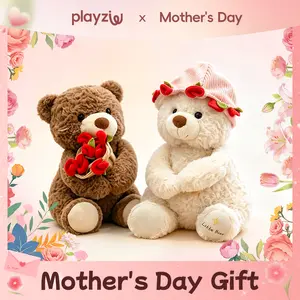 【Summer Vibes】【NEW RELEASE】1PC Plush Teddy Bear with Rose Bouque Stuffed Animal Toy, Perfect Gift for Valentine's Day, Anniversaries, Birthdays, Romantic Occasions, Soft Cuddly Gift
