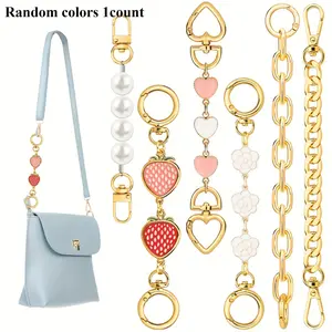 1pcs Bag Strap Extender Chains, Fashion Shoulder Bag Handbags Replacement Accessories, Women Purse Strap Extender, Bag Charms