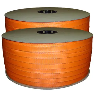 212 MAIN Kubinec CL-3427 Flexible Polyester Weaving Strap - 0.75 in. Orange, 1650 ft. Coil, 3000 lbs System Strength, 2 Rolls per Case, for Load Containment