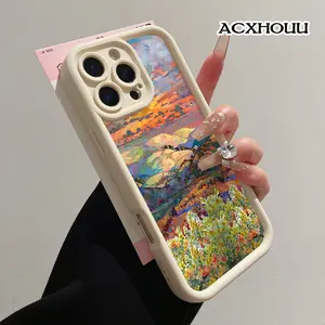 Phone Case for iPhone 17 16 E Pro Max 15 Plus 14 13 12 11 XS XR Vibrant Sunset Landscape Shockproof TPU Bumper Lightweight Anti-Scratch Cover